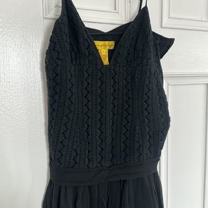 Black Catherine Malandrino Cocktail Shift Dress